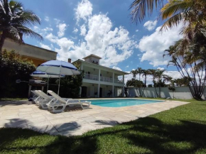 Casa Eventos e Temporada com 4 suites, piscina, churrasqueira, Wi-Fi, Ar Condicionado - Proximo Praia Mar Casado e Pernambuco - Guaruja -